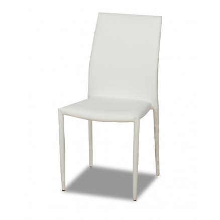 sillas pvc tapizada en blanco muebles baratos