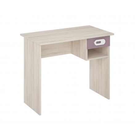 mesa estudio escritorio roble berengena morado muebles baratos