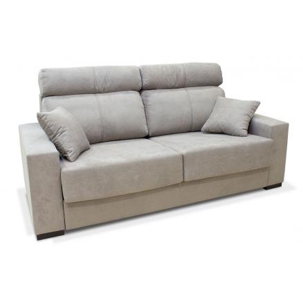sofa cama apertura italiana gris suave