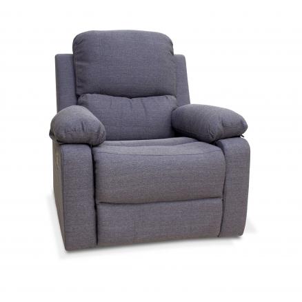 sillón relax manuel en gris marengo oscuro cómodo