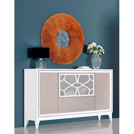 aparador muebles baratos blanco poro y gris muebles salon