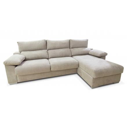 sofas 3 plazas chaislongue derecha cama color gris confor