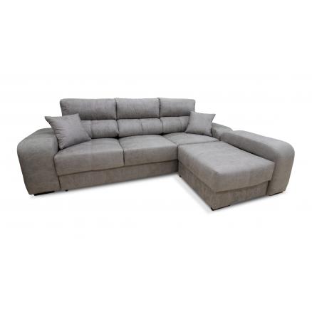 sofá tres plazas, sofá con chaiselongue