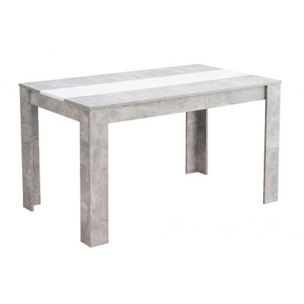 mesa de centro blanco y cemento moderna muebles baratos