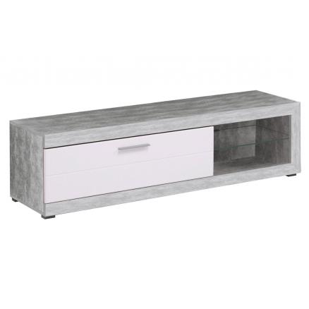 mesa tv moderna muebles baratos gris cemento claro
