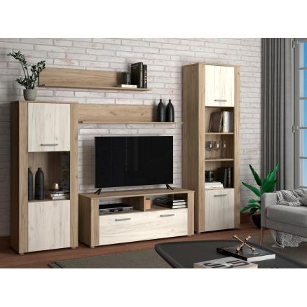 composición moderna en color roble moderna