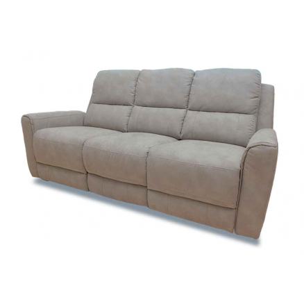 Relax manual sofá 3 plazas en color gris