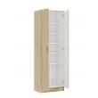 Armario alto Use 2P 3B roble 180x58.9x37 cm