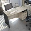 mesa escritorio roble gris antracita moderna muebles baratos