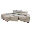 sofás salones chaiselongue reversible en beige cabezal abatible