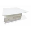 mesa centro elevable blanco poro moderna muebles baratos