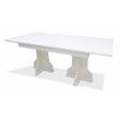 mesas de comedor, mesas de comedor en blanco