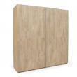 Armario alto Use 2P 3B roble 180x58.9x37 cm