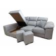 chaiselongue reversible 3 plazas color gris suave confort alcon