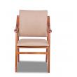 sillones sillas muebles baratos color cerezo tapizado