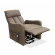 sillon relax con incorporador marron electrico