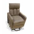 sillon relax con incorporador marron electrico