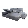 chaiselongue izquierdo en grafito sofa 3 plazas cama
