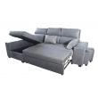 chaiselongue derecho cama en color grafito sofa