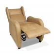 sillon relax automatico en beige cuero sofa barato