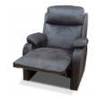 sillon relax automatico moderno gris